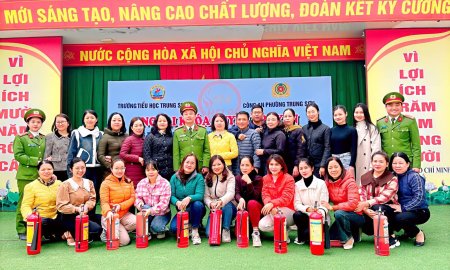 Trường Tiểu học Trung Sơn 2 Tuyên truyền phòng cháy, chữa cháy