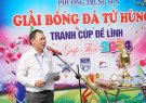 Chiều ngày 18/02, tại sân bóng trường THPT Nguyễn Thị Lợi đã diễn ra lễ khai mạc và thi đấu bóng đá tứ hùng tranh cúp Đền Đề Lĩnh, Xuân Giáp Thìn 2024.