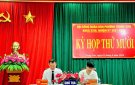    Kỳ họp thứ 10, HĐND Phường Trung Sơn khóa XXIII, nhiệm kỳ 2021-2026 thành công tốt đẹp.