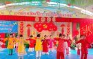 Trường Mầm non Trung Sơn tổ chức Hội chợ Xuân 2025 với chủ đề Tết chia sẻ- Xuân ơn Đảng 