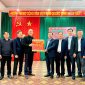 Đồng chí Lê Trung Sơn, Phó Bí thư Thường trực Thành ủy: thăm, chúc Tết  đơn vị phường Trung Sơn và các gia đình chính sách